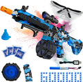 Blue Black Gel Ball Blaster - High Speed Automatic Splatter Toy