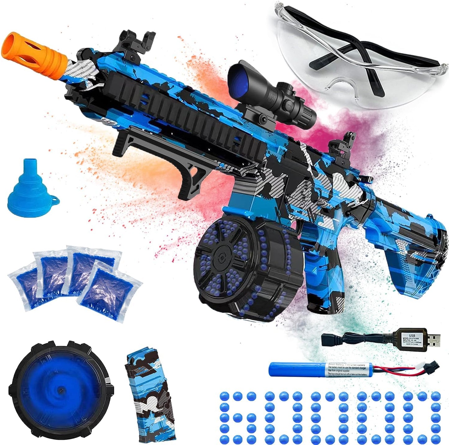 Electric Gel Ball Blaster for High Speed Outdoor Fun