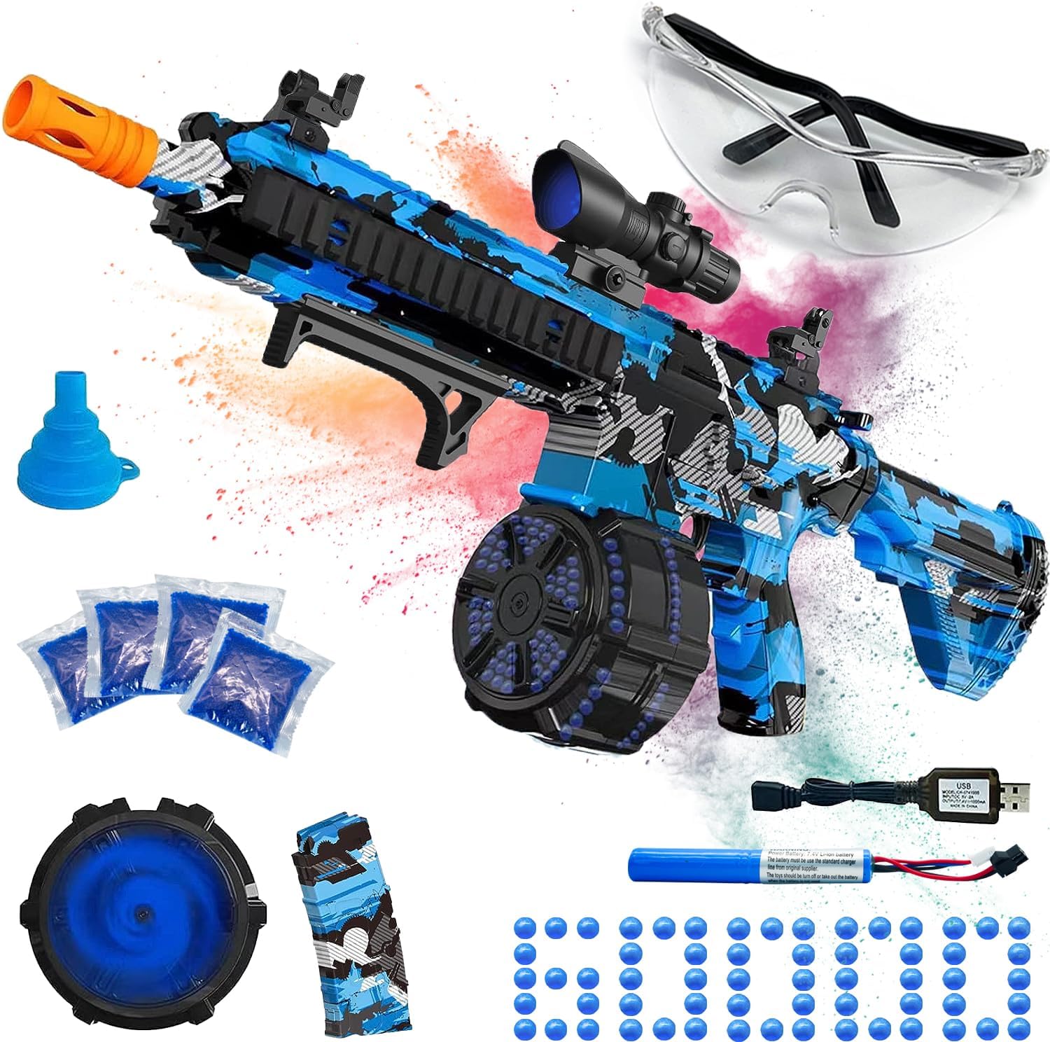 Electric Gel Ball Blaster for High Speed Outdoor Fun
