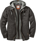 Legendary Whitetails Men's Casual Coat with Hood Waxed Cotton Water in