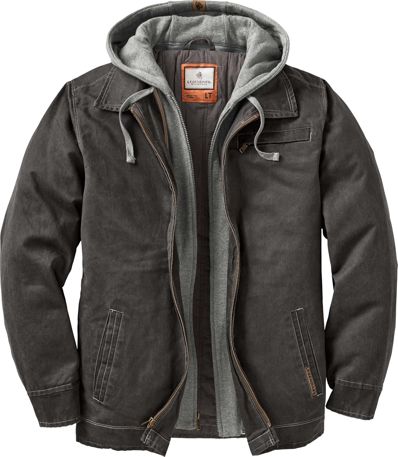 Legendary Whitetails Men's Casual Coat with Hood for All Seasons