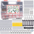 Wire Rope Thimbles Kit 317PCS Stainless Steel Cable Hardware