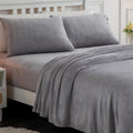 Softan Fleece Sheets Full Size - Warm Plush Microfleece for Winter