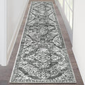 HEBE Hallway Runner Rug 2 ft x 8 ft - Washable Vintage Distressed