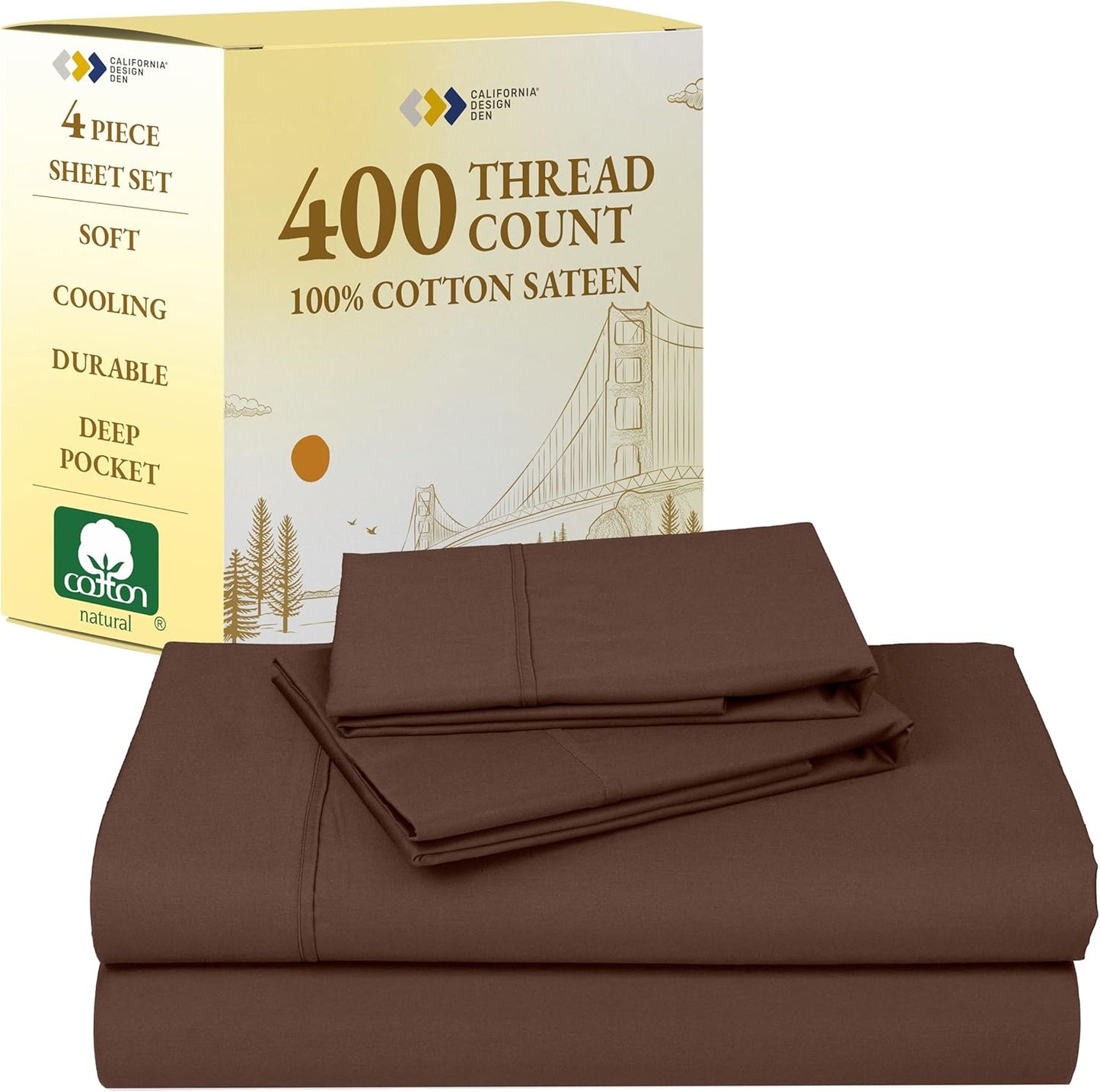 California Design Den 100% Cotton King Size Sheets Set Review