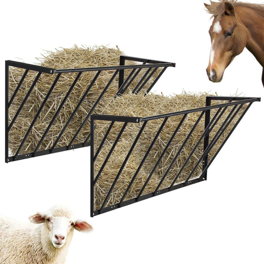 Space-Saving Metal Hay Feeder for Livestock - FORJAMINT