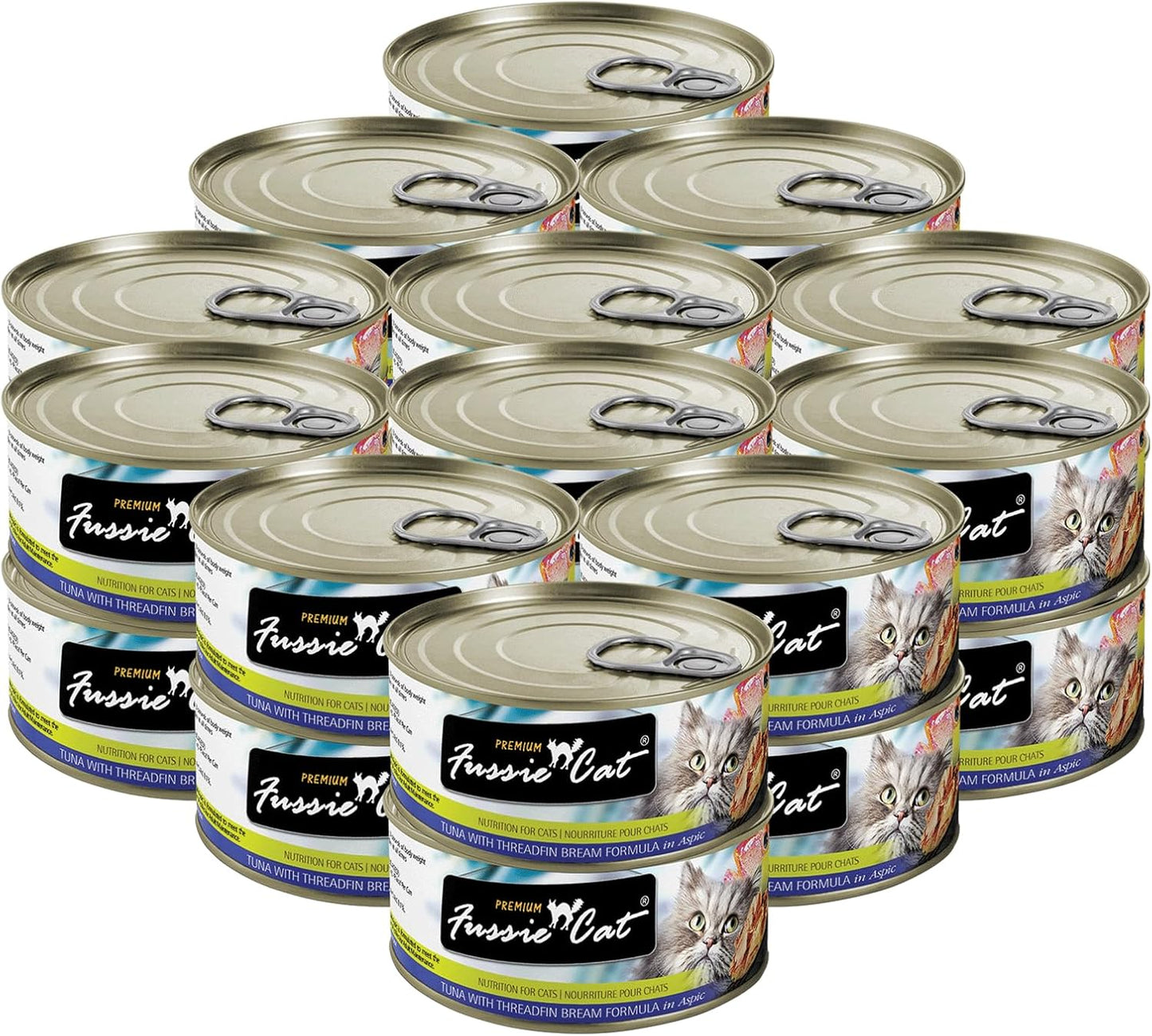 Fussie Cat Premium Tuna & Threadfin Bream Grain-Free Wet Cat Food