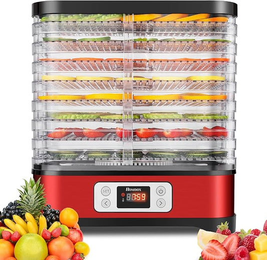 8-Tray Food Dehydrator Machine for Jerky and Fruits - 2023