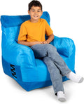 Big Joe Dorm Bean Bag Chair with Drink Holder and Storage Pocket