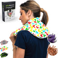 Microwavable Heating Pad for Neck & Shoulder Pain Relief - Lavender