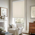 Cordless Free-Stop 100% Blackout Roller Shades - Beige 27in x 72in