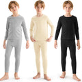 Resinta Boys Waffle Thermal Underwear Set - Warm 3-Pack Value