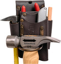 Small Leather Tool Pouch 5-in-1 - Compact Durable Work Pouch