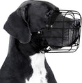 BRONZEDOG Large PVC Wire Basket Dog Muzzle - Durable Comfort