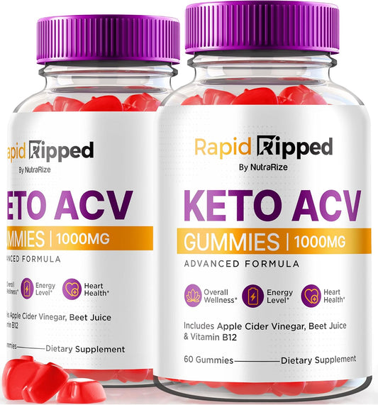 RapidRipped ACV Gummies - Maximum Strength Keto Boost