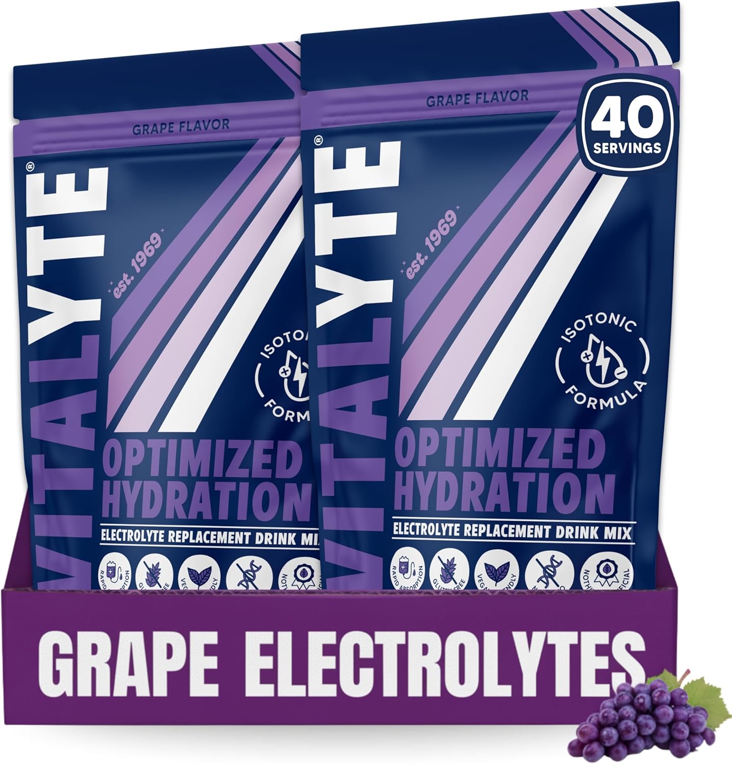 Vitalyte Electrolyte Powder Drink Mix for Rapid Hydration