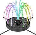 Solar Fountain Pump with 3 Spray Heights - Glass Solar Bird Bath