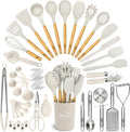 Kaluns 50 Piece Silicone Utensil Set for All Your Cooking Needs
