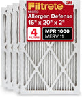 Filtrete 16x20x2 AC Furnace Air Filter MERV 11 - Allergen Defense