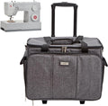 HOMEST Deluxe Sewing Machine Case with Wheels - Travel Friendly