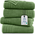 DAN RIVER Bath Towels Set of 4, Soft and Absorbent Towels