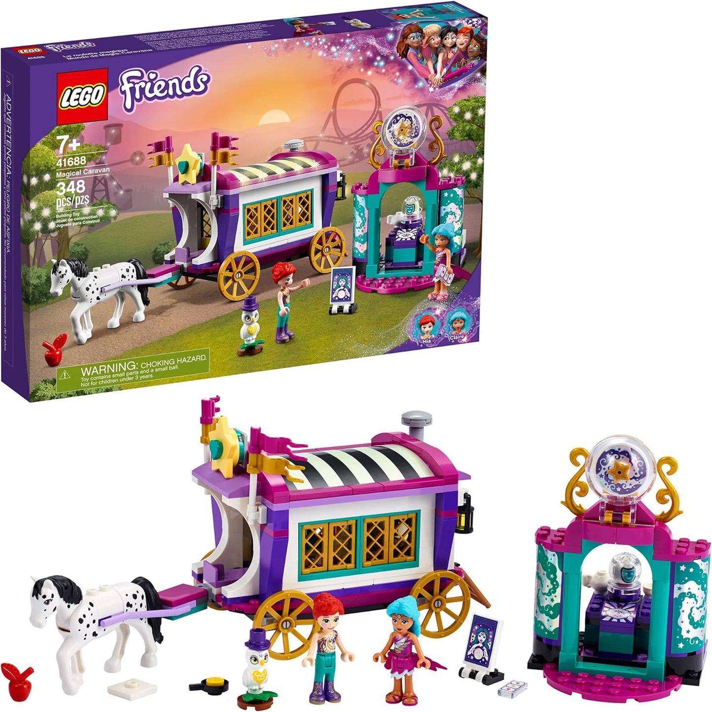 LEGO Friends Magical Caravan Building Kit - Creative Kids' Magical Journey