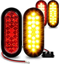 TRUE MODS 6 in Oval LED Trailer Tail Light Kit - Bright, Waterproof