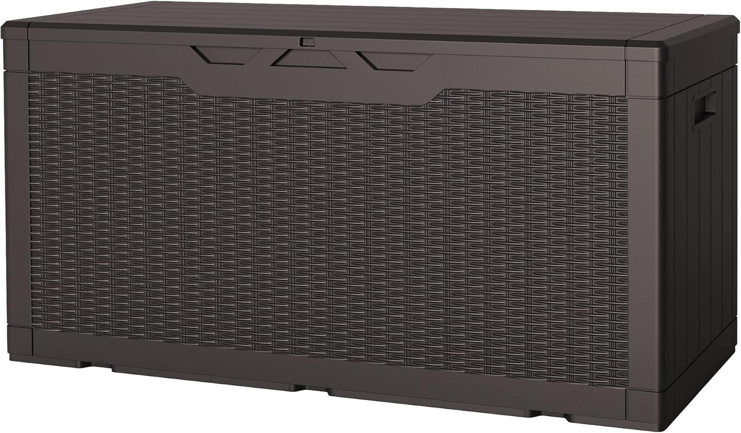 100 Gallon Waterproof Outdoor Storage Box for Garden Tools
