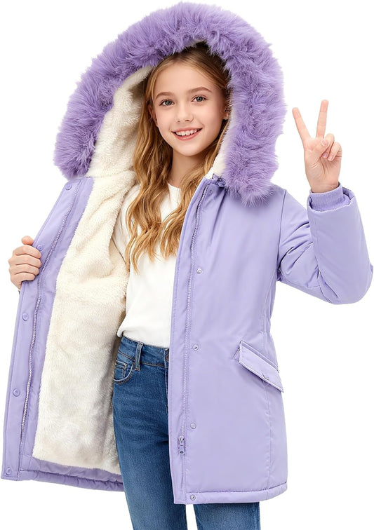 Lovekider Girls Winter Coats Puffer Jackets for Cold Weather