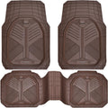 CAR PASS Rubber Car Mats for All Weather Conditions and Durability