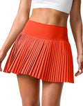 Pleated Tennis Skirt with Pockets - Lightweight High Waisted Skort yet