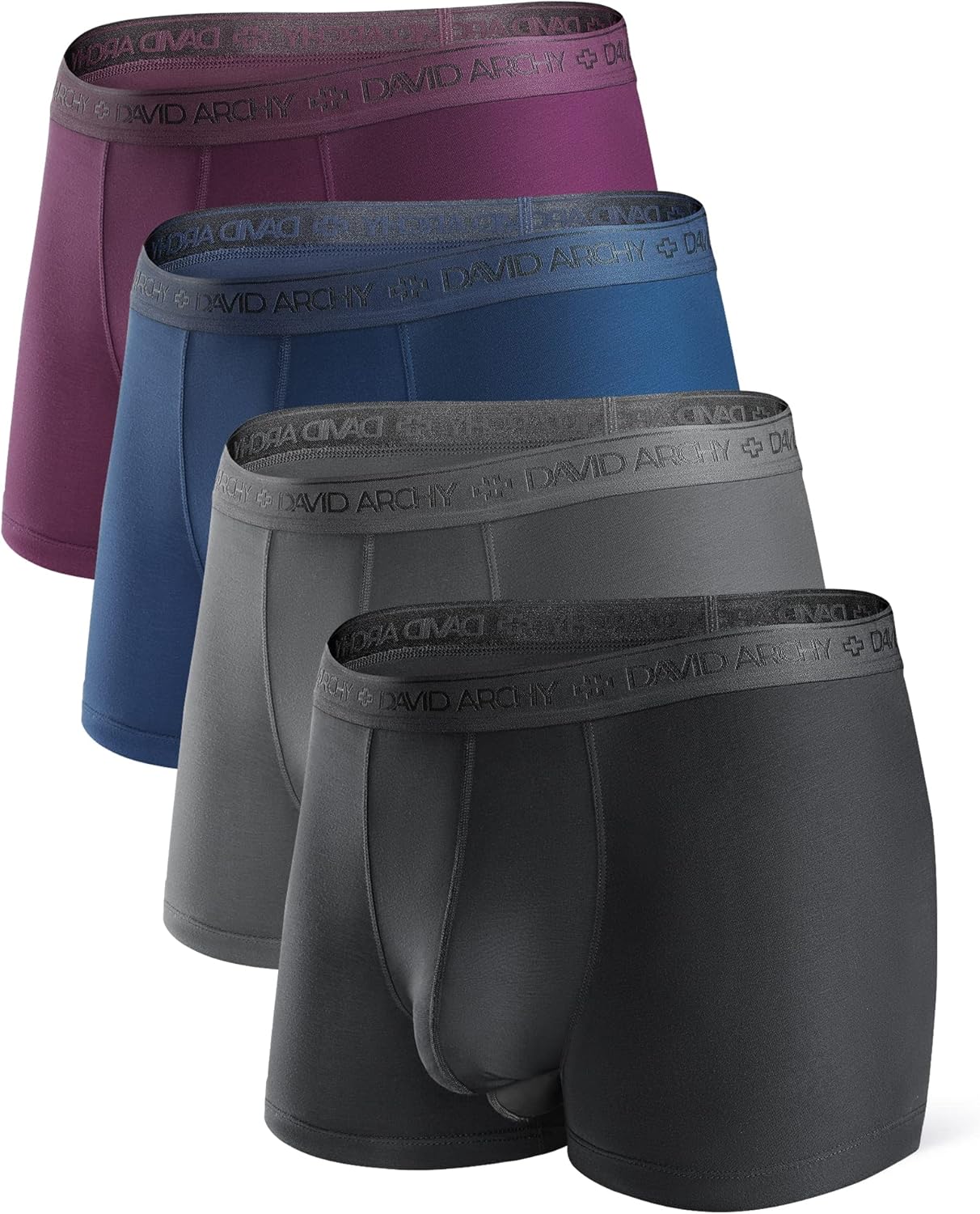 DAVID ARCHY Men's Underwear with Dual Pouch for Ultimate Comfort