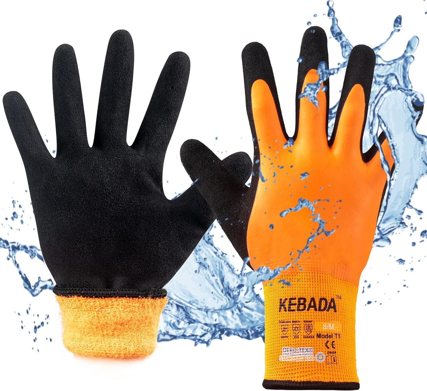 Kebada Insulated Waterproof Work Gloves - Stay Warm and Dry!