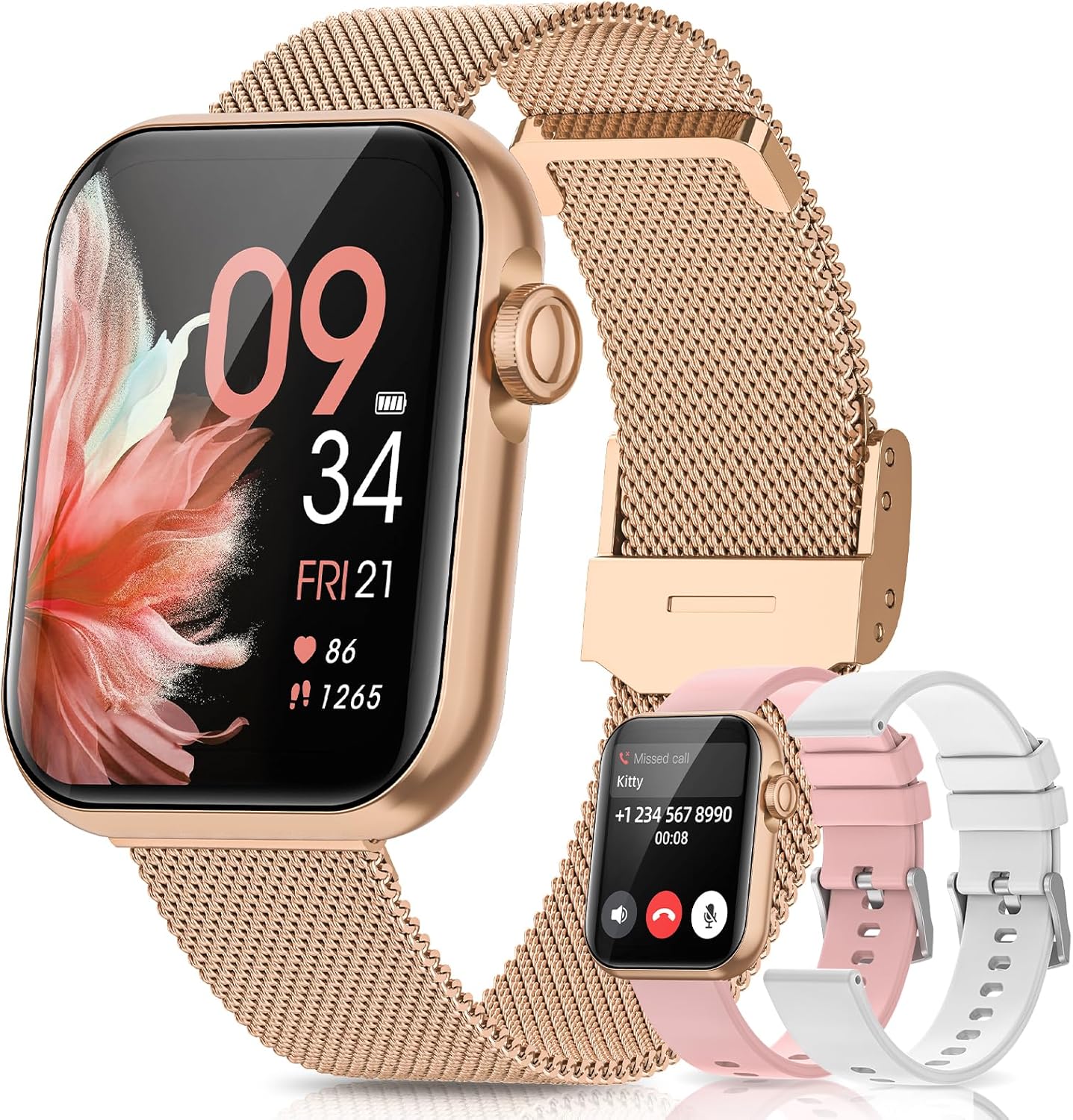 DEKELIFE Smart Watch - Calls, Fitness, Health