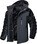 Men's Winter Ski Jacket Waterproof Snow Coat - Warm Fleece Parka bad