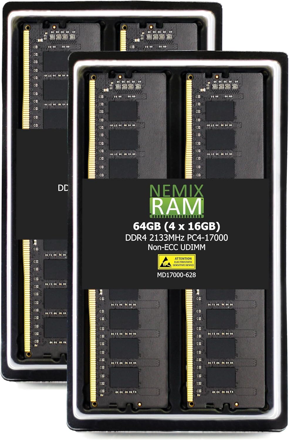 NEMIX RAM 64GB DDR4 2133MHZ PC4-17000 Memory Upgrade Kit