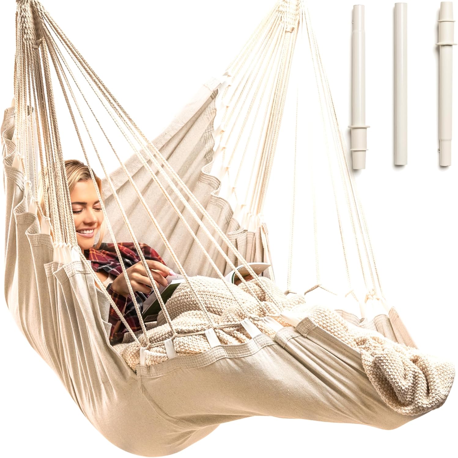 Hanging Hammock Chair Swing for Indoor and Outdoor Relaxation
