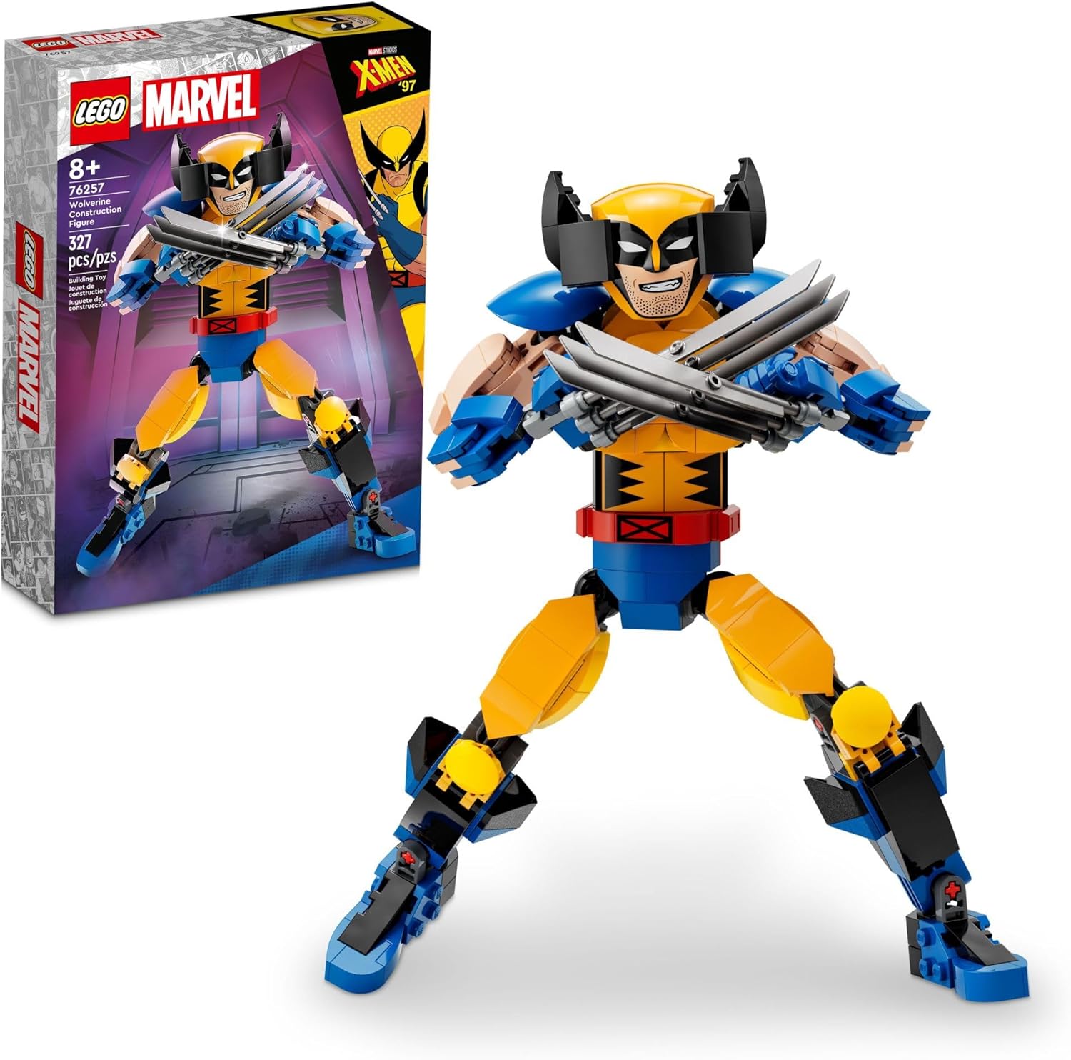 LEGO Marvel Wolverine Construction Figure for Young Superheroes