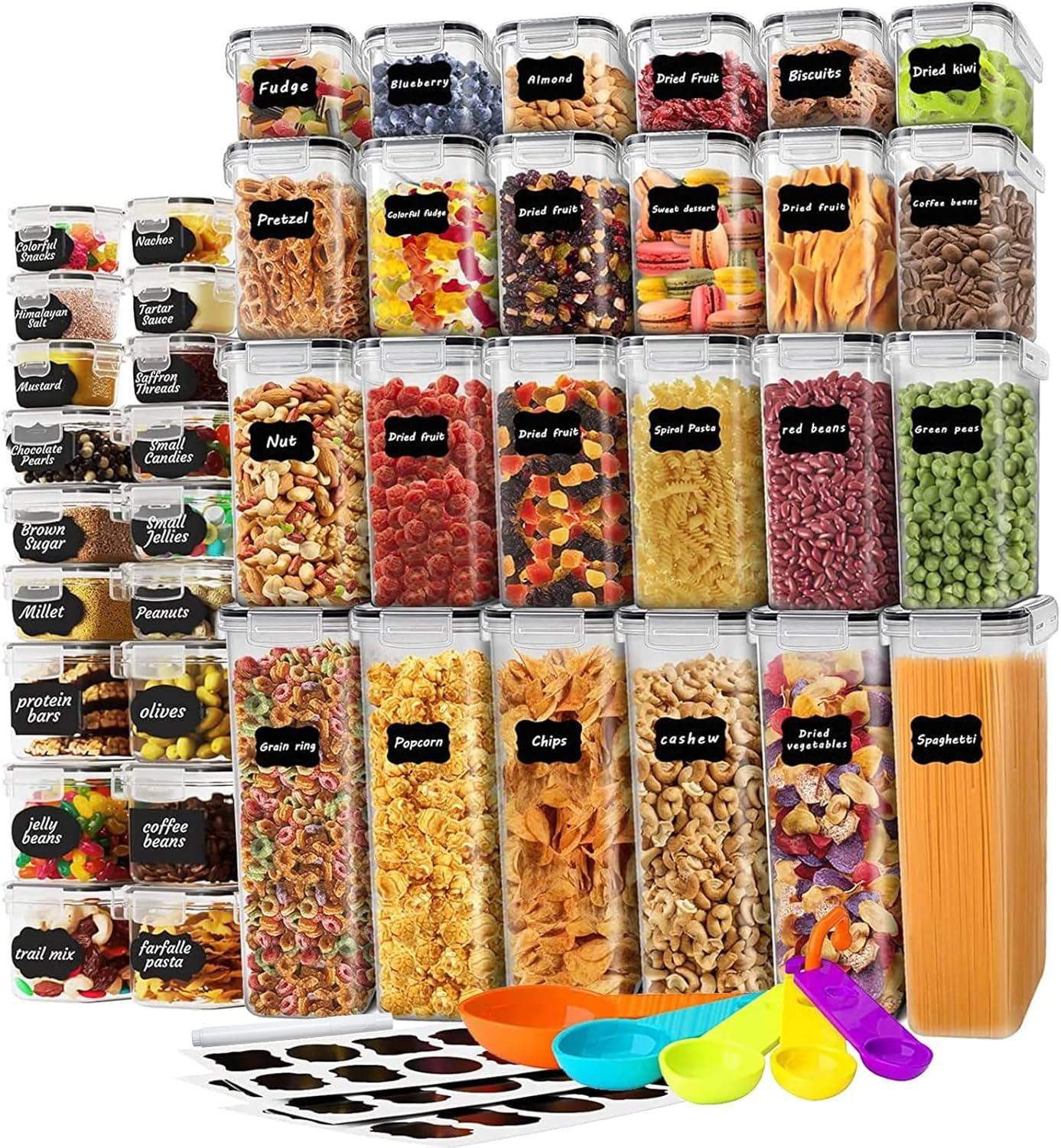Airtight Food Storage Containers Set for Kitchen Organization