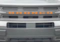 Grille Letter Overlays Compatible with 2021-2026 Bronco Sport