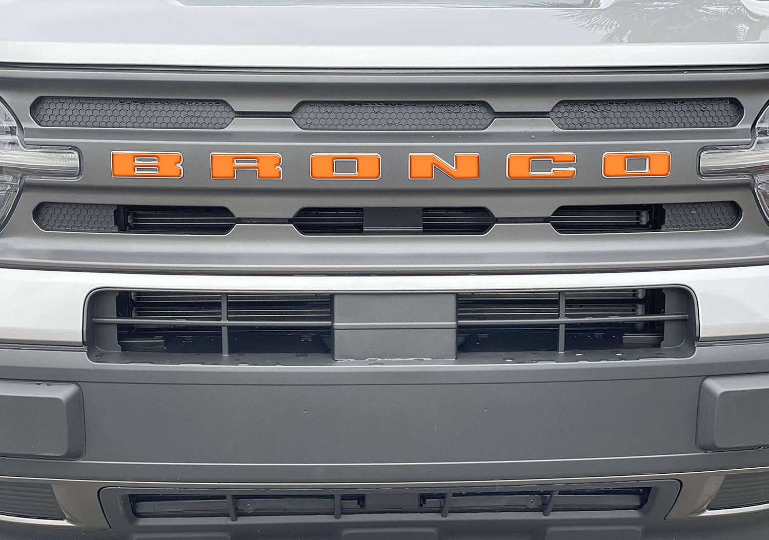Grille Letter Overlays for 2021-2026 Bronco Sport - TufSkinz