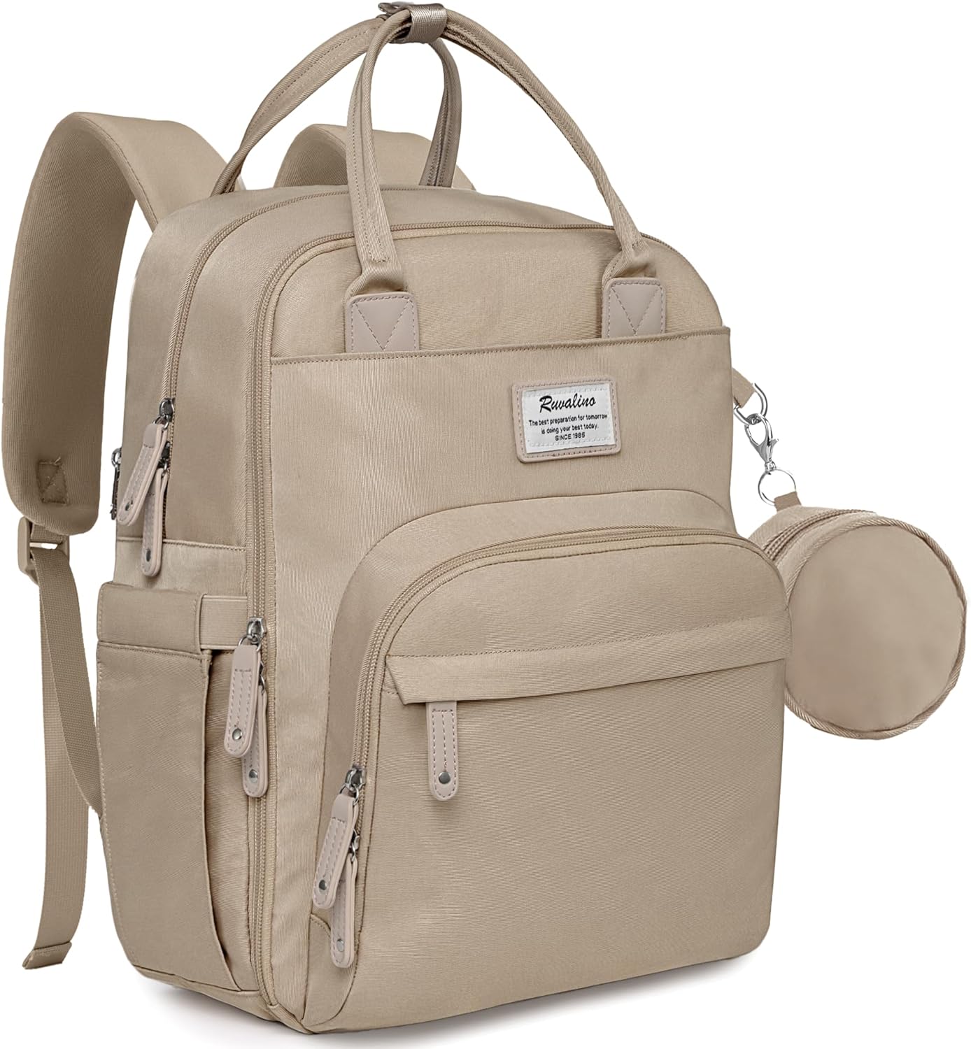 RUVALINO Diaper Bag Backpack - Multifunctional Baby Travel Bag