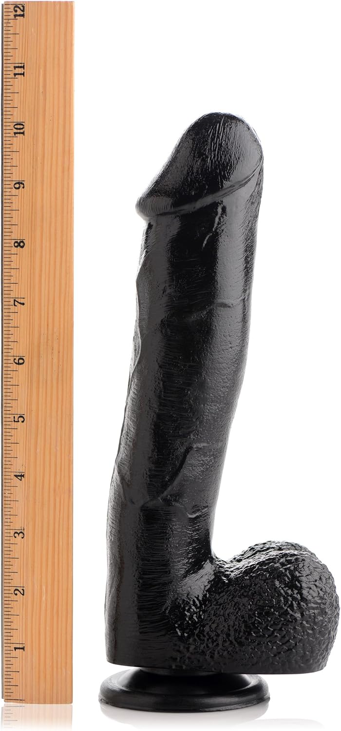 Master Series Mighty Midnight 10 Inch Dildo with Suction Cup