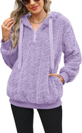 Womens Fuzzy Fleece Pullover Oversized Sherpa Jacket - Cozy Layer