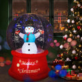 Beyond Your Thoughts 6ft Inflatable Snow Globe with Music - Bright LED