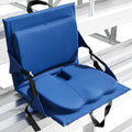 Stadium Seat Cushion with Back Support - Adjustable Memory Foam