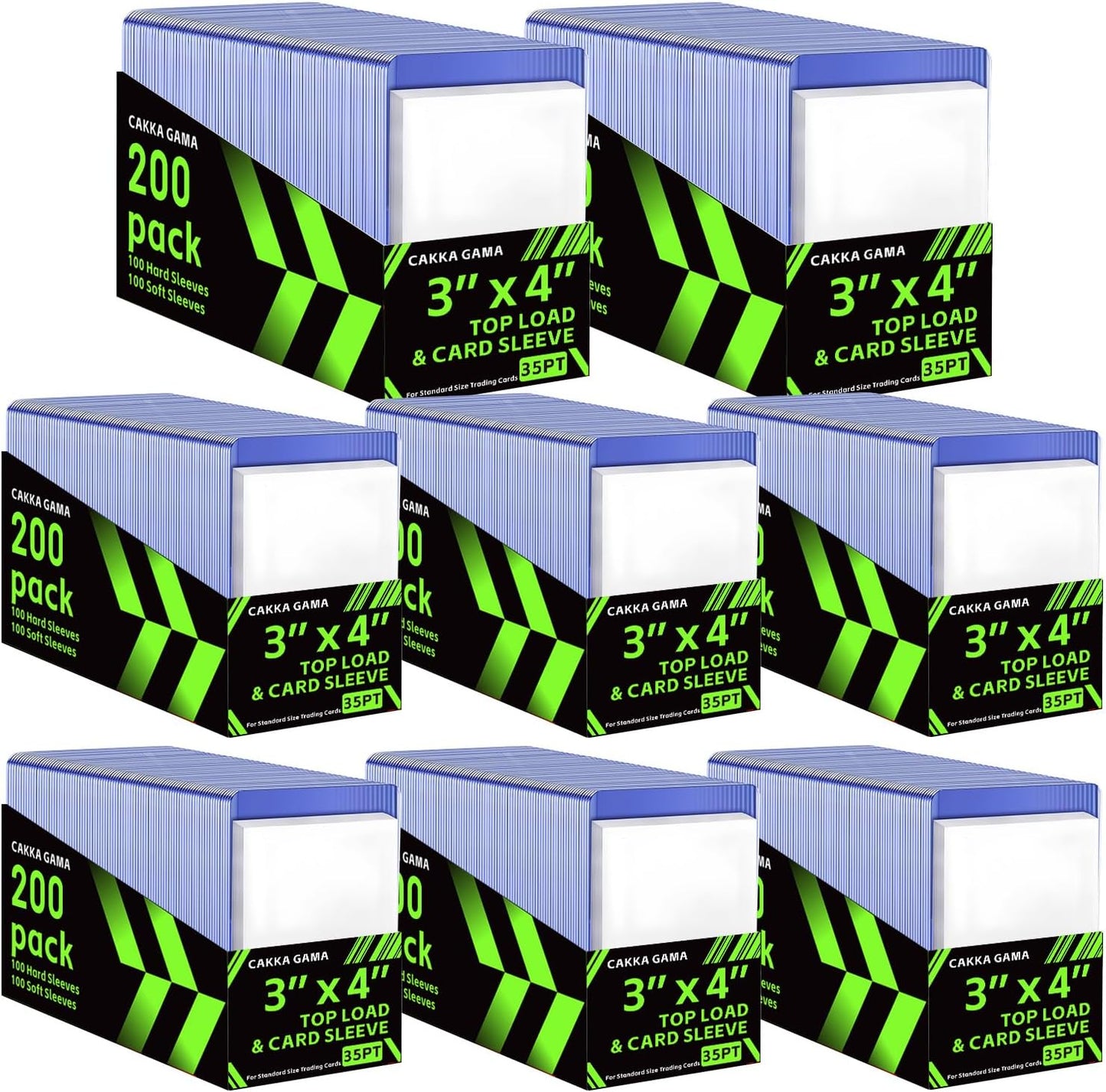 1600 PCS Card Sleeves Top Loaders for Ultimate Card Protection