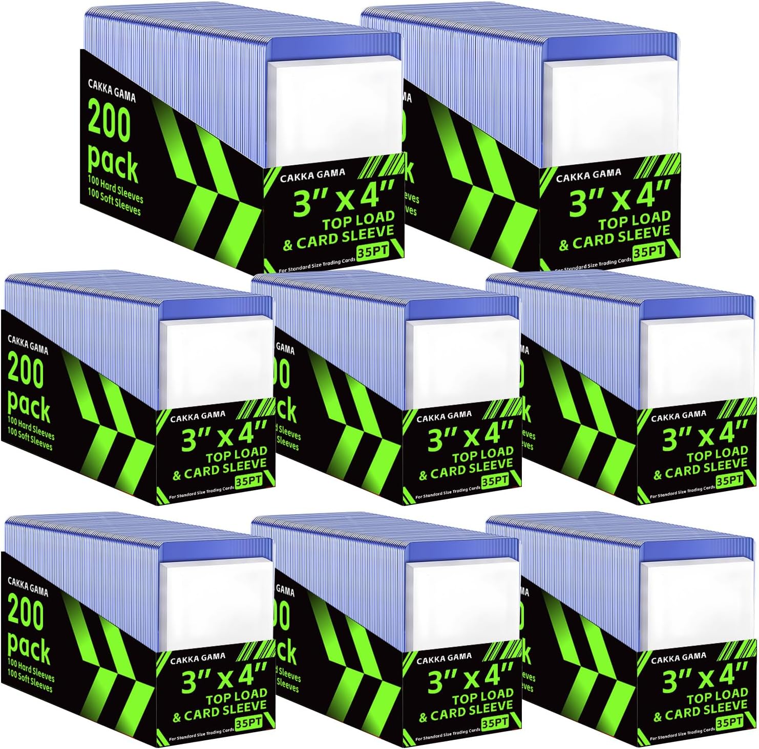 1600 PCS Card Sleeves Top Loaders for Ultimate Card Protection