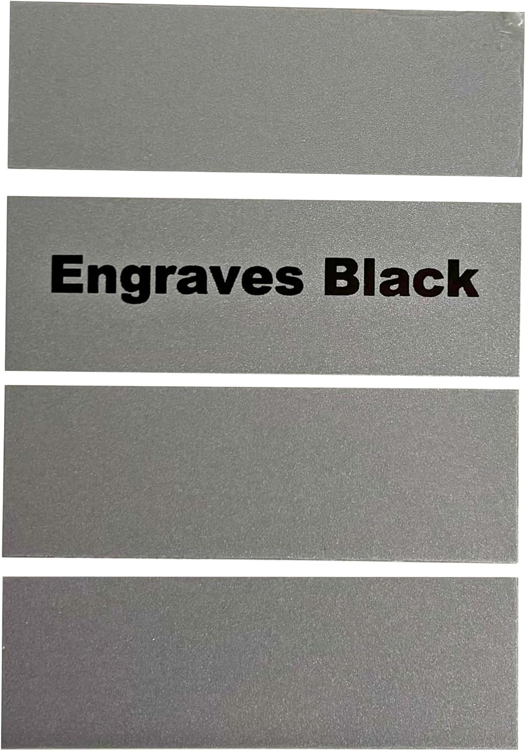 Blank Metal Plates for Laser Engraving - 4 Pack of Aluminum Sheets