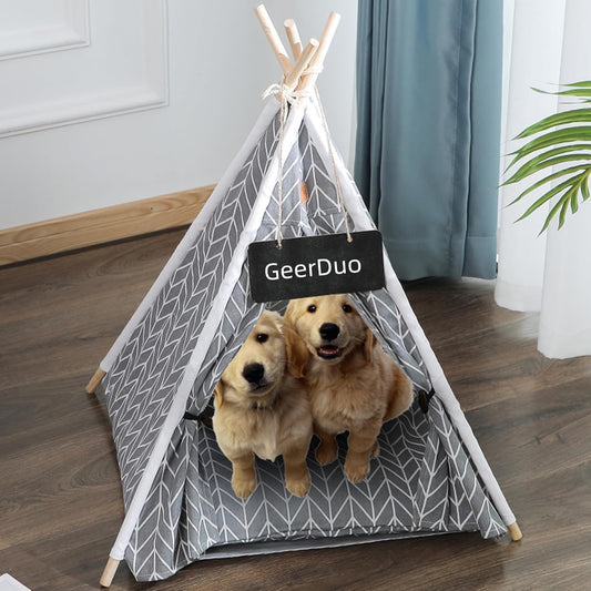 Portable Pet Teepee for Cozy Naps - GeerDuo